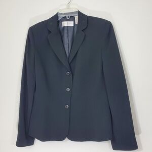 First Issue Black Jacket with Embellished neckline, Size 10